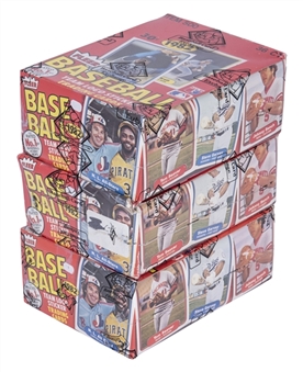 1982 Fleer Baseball Unopened Wax Boxes Trio (3) – 108 Packs, In Total – All BBCE Certified
